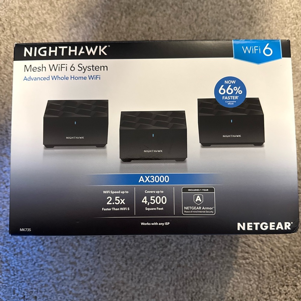 NETGEAR Nighthawk AX3000 Mesh WiFi 6 System